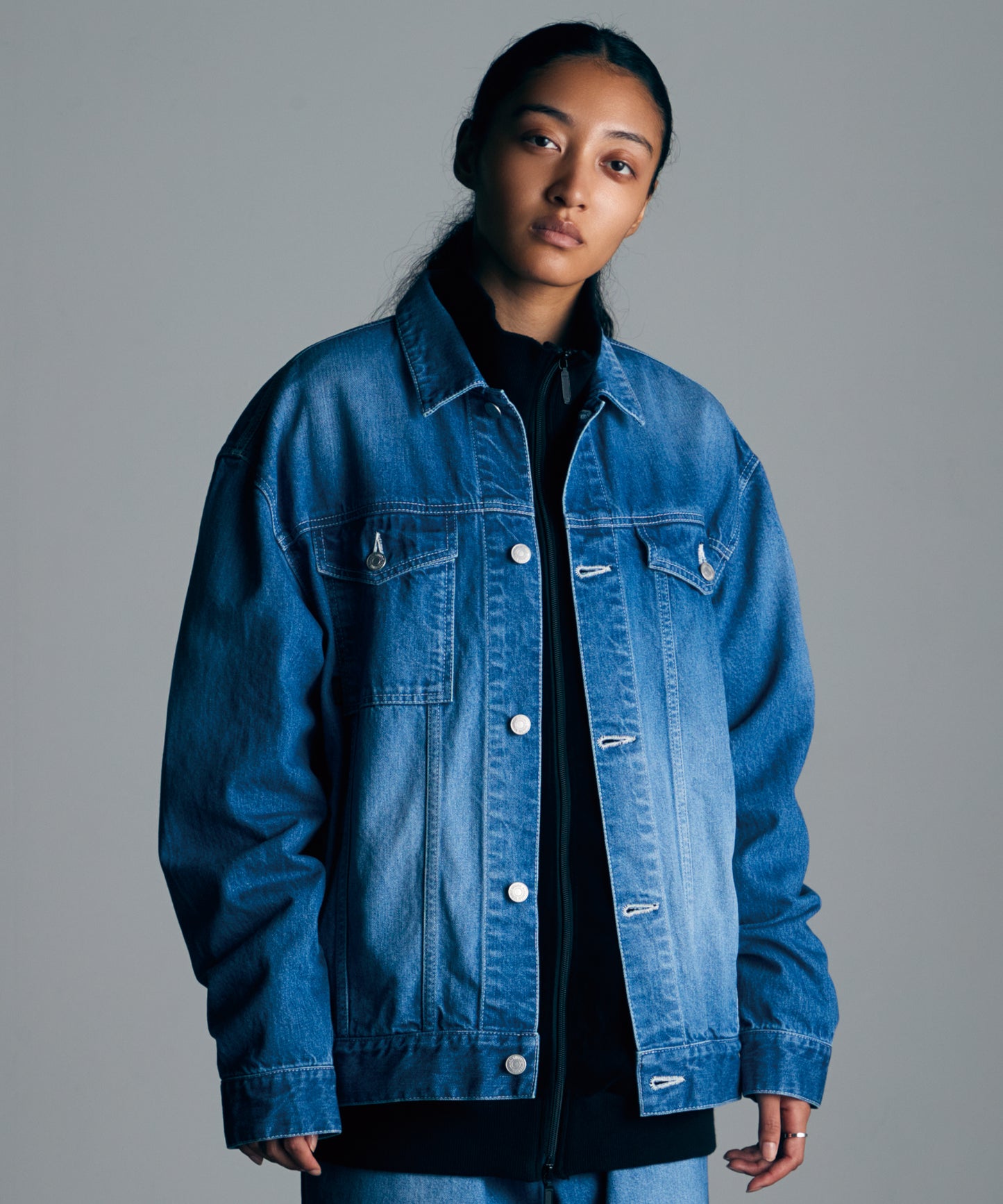 【VIRGOwearworks×女神織DENIMES】VGW Type-2 wide denim Jacket