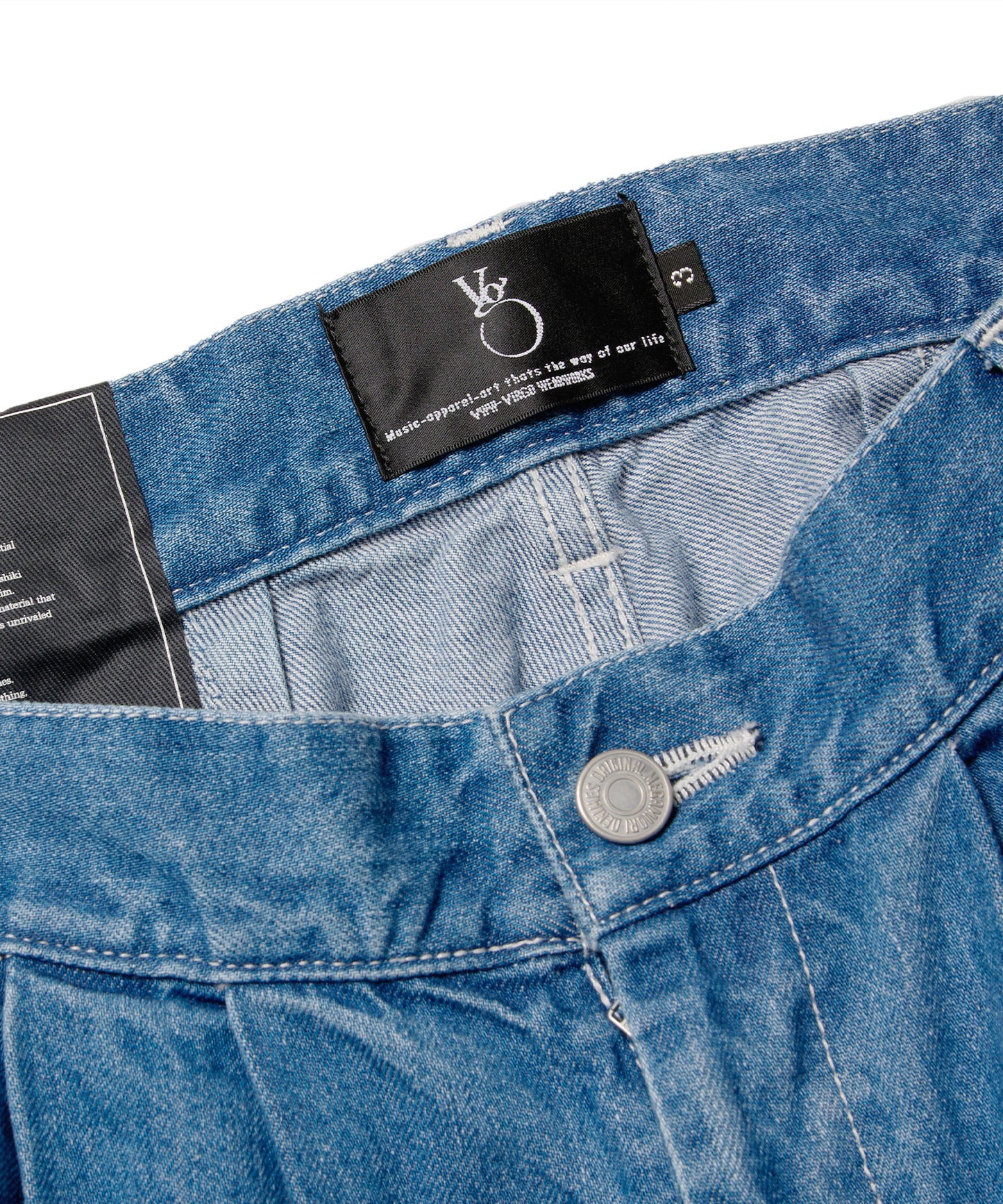 【VIRGOwearworks×女神織DENIMES】VGW Type-2 wide denim pants