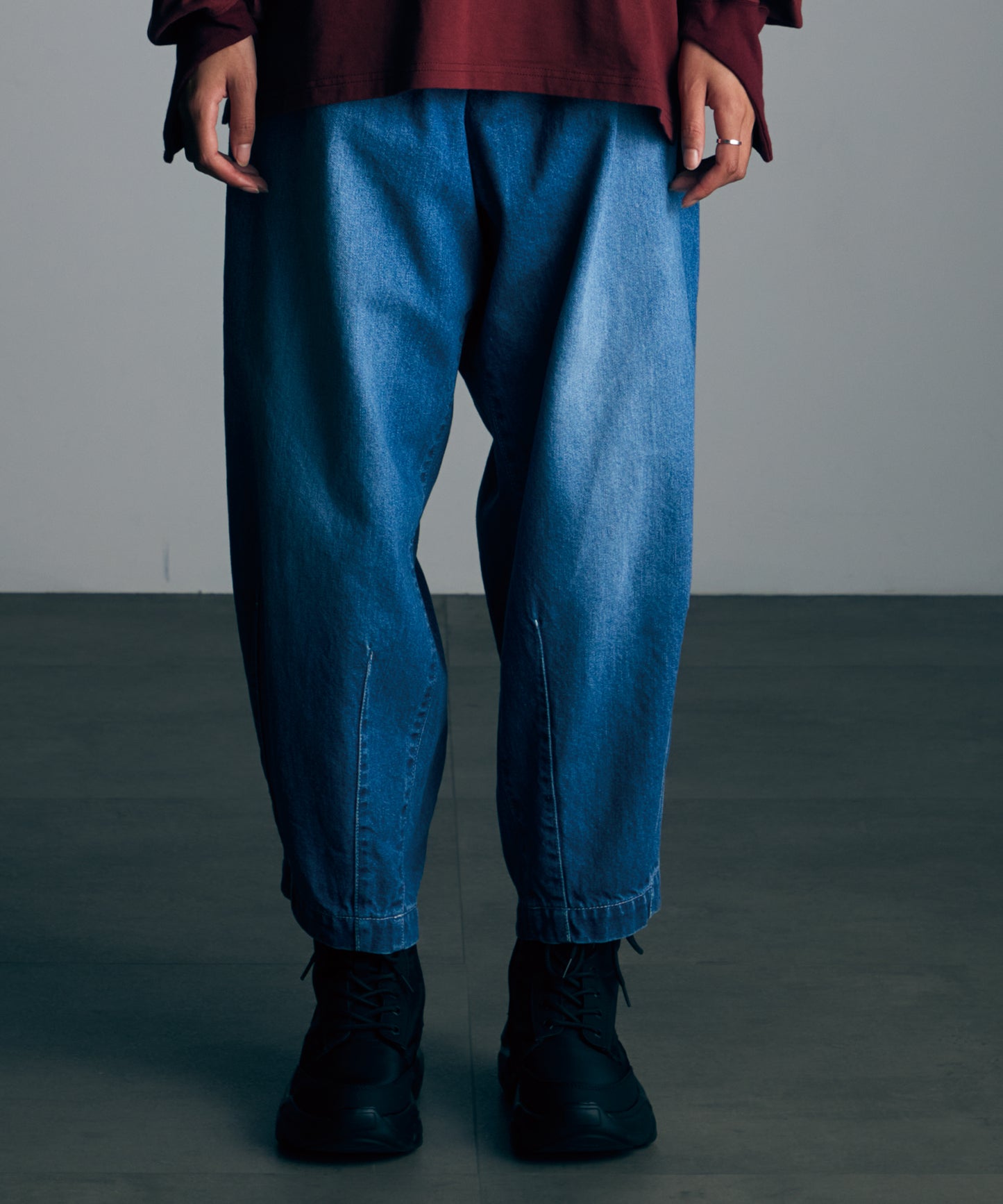 【VIRGOwearworks×女神織DENIMES】VGW Type-2 wide denim pants