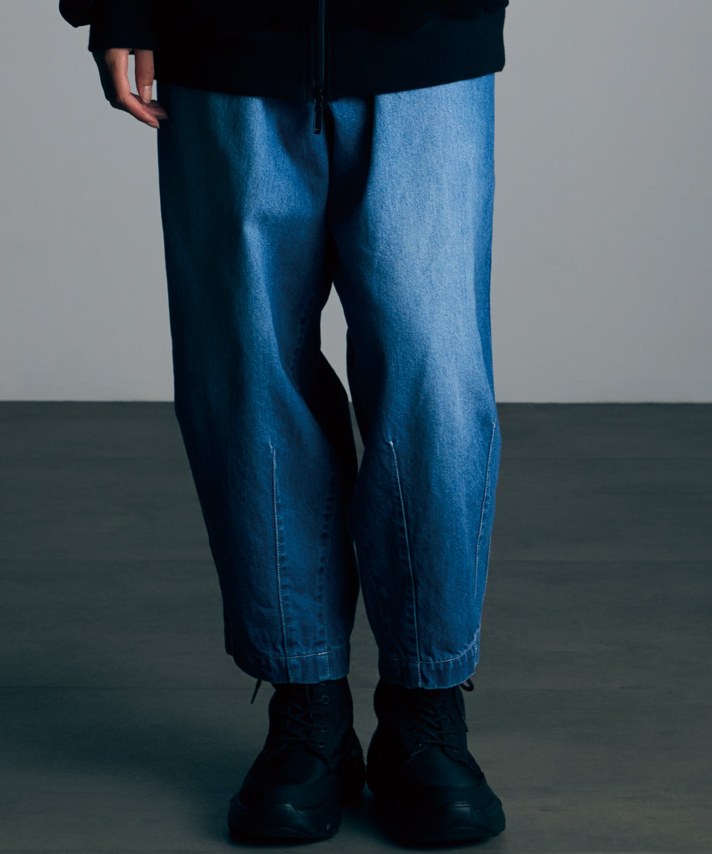 【VIRGOwearworks×女神織DENIMES】VGW Type-2 wide denim pants